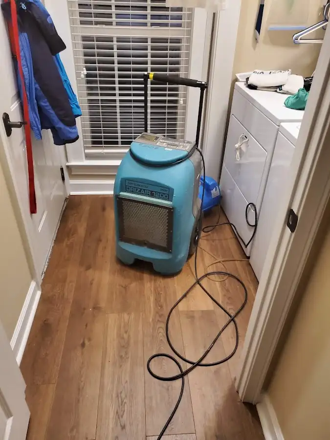 Commercial dehumidifier deployed for Crawl Space Restoration in Baltimore