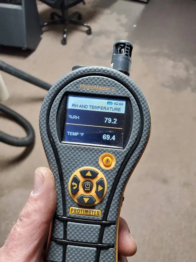 Moisture meter humidity assessment for Mold Remediation & Removal in Baltimore